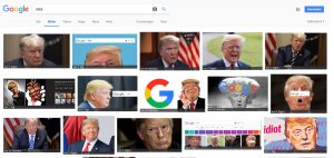 Google Idiot Trump