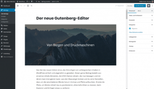 WordPress 5.0 Gutenberg Editor