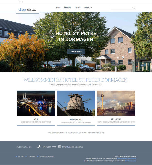 Hotel St Peter in Dormagen – Ihr zentrales Hotel zwischen Koeln Duesseldorf