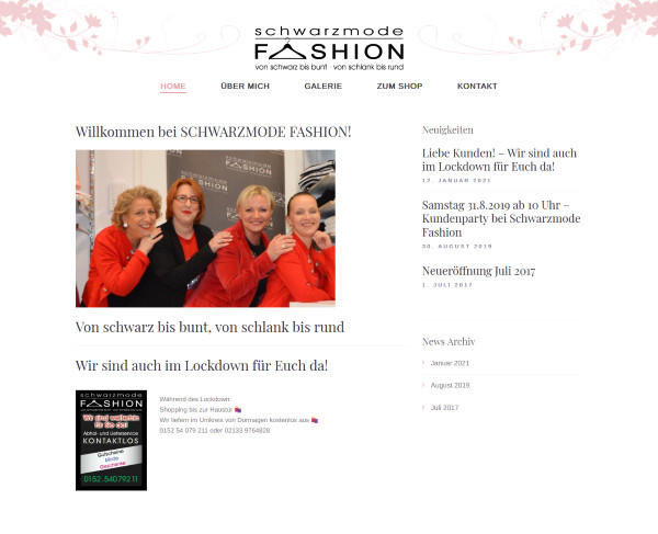 Schwarzmode Fashion Dormagen Damenmode
