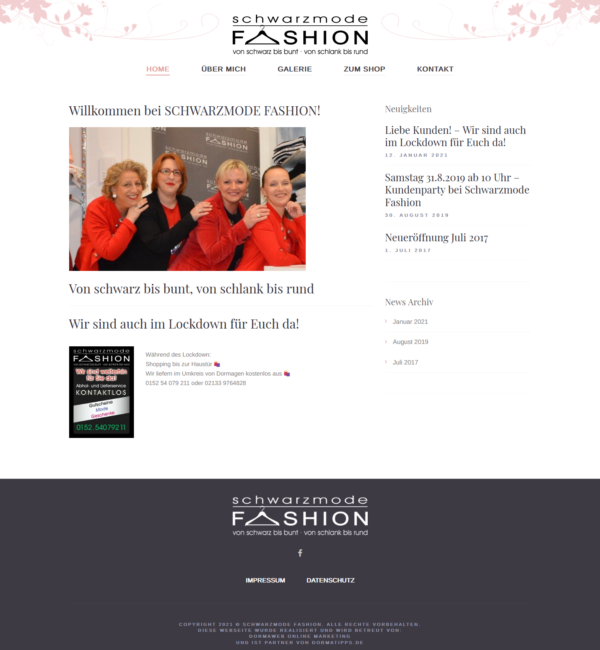 mode FASHION – Damenmode für Dormagen Nievenheim Ückerath