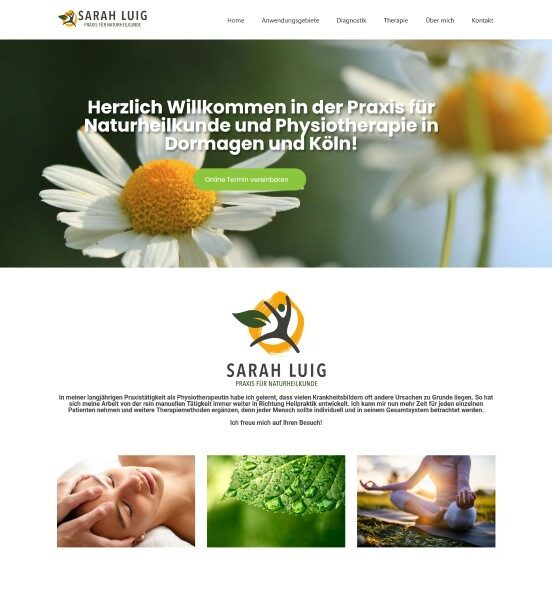 Heilpraktikerin - Physiotherpeuthin - Dormagen - Sarah Luig