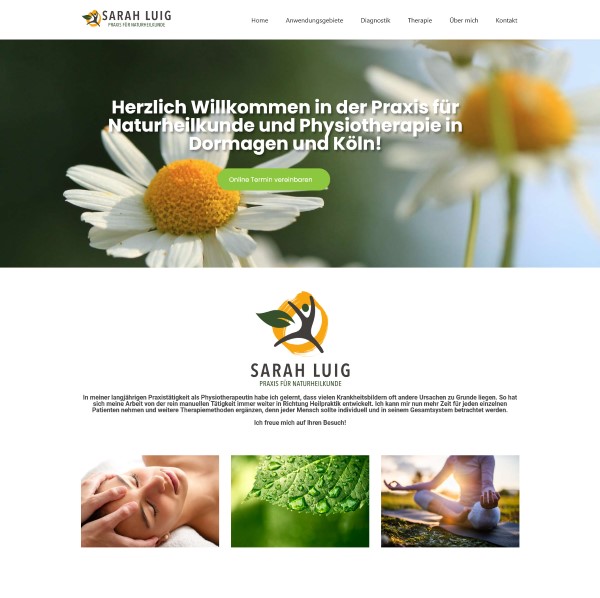 Heilpraktikerin - Physiotherpeuthin - Dormagen - Sarah Luig