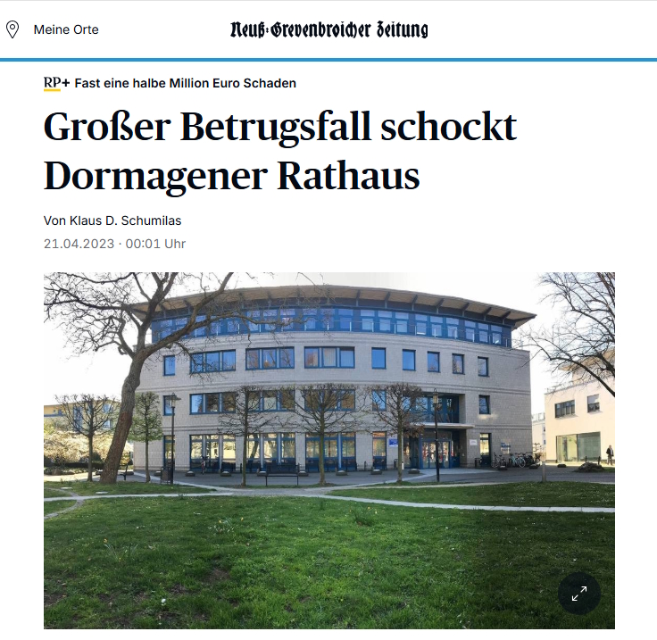 Korruption Dormagen